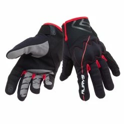 Best Pirce ⌛ Rjays Twist Black Red Gloves - Unisex - Small - Adult - Black/Red 😉
