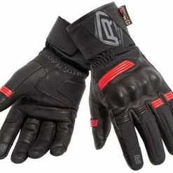 New 💯 Rjays Tourer Black Red Gloves - Unisex - Large - Adult - Black/Red 😍