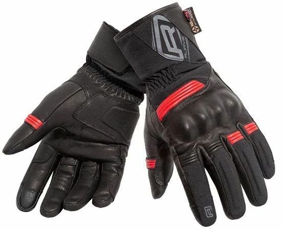 New ๐ฏ Rjays Tourer Black Red Gloves - Unisex - Large - Adult - Black/Red ๐