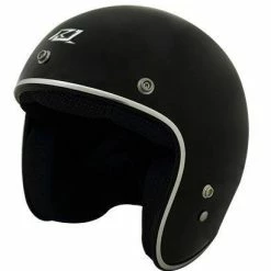 Coupon 🌟 Rjays Sturgis Chrome Trim Black Helmet 💯