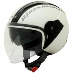 Flash Sale 👏 Rjays Navona Matte White Black Helmet ❤️