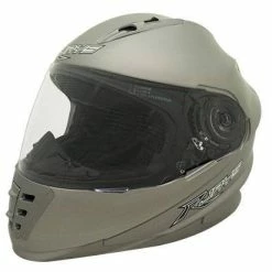 Budget 🎉 Rjays Spartan Matte Titanium Helmet ❤️