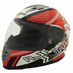 Outlet 🎁 Rjays Spartan Superbike White Red Black Helmet - X-Large - Adult 👍