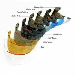 Cheap 🎁 Rjays Strada II 🧥 Coated Silver Visor 🧨