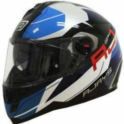 Brand new 🎉 Rjays GP-4 Pilot (With TSS) Gloss White Black Blue Helmet - White - Small - Adult 🎁