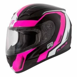 Promo 🔥 Rjays Grid Black Pink Helmet - Unisex - 2X-Small - Adult - Black/Pink ⭐