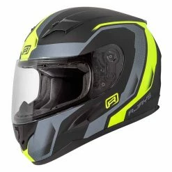 Budget 🔥 Rjays Grid Black Hi Viz Helmet 😍
