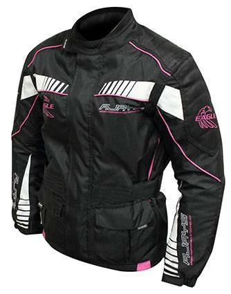 Deals π Rjays Youth Eagle Black White Pink Jacket - White - Small - Youth π