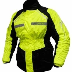 New 👍 Rjays Tempest Black Hi Vision Jacket - Black/Hi Vis 2X-Small 😍