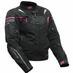 Best Pirce 🛒 Rjays Swift II Black Pink Ladies Jacket - Black/Pink X-Small 🔔