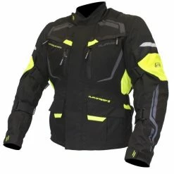 Coupon 👏 Rjays Voyager V Black Hi Viz Jacket - Black - Adult 🎁