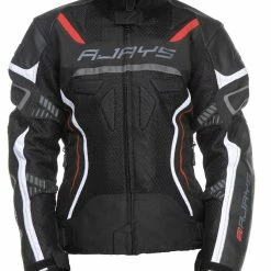 Best deal ❤️ Rjays Ladies Air-Tech Black and White Jacket - 👩 Women Specific - 8 - Adult - Black/White 😀