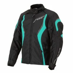 Wholesale βοΈ Rjays Ladies Athena Black Aqua Jacket - π© Women Specific - 8 - Adult - Black/Aqua π₯