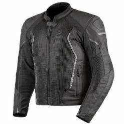 Best deal β¨ Rjays Sector Black Grey Textile Jacket - Unisex - Small - Adult - Black/Grey π